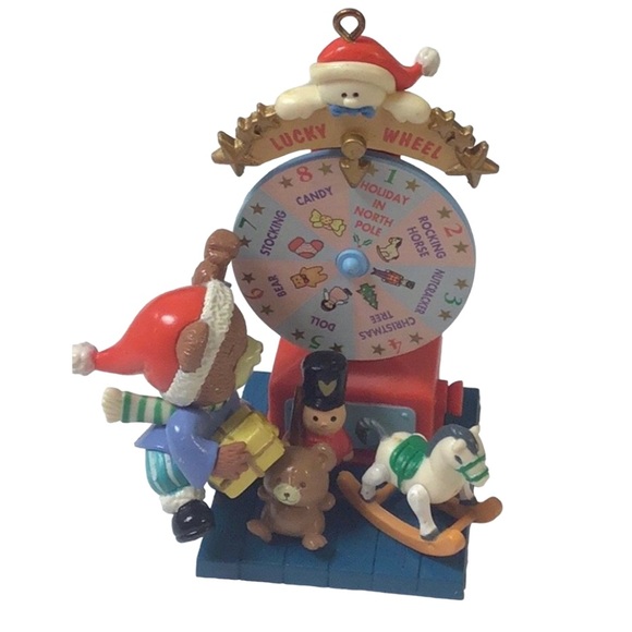Mistletoe Magic “Lucky Wheel” Ornament - Picture 1 of 7